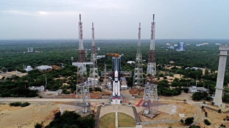 According to scientists at the Satish Dhawan Space Centre, the 44.3 metre tall LVM3 rocket, which carried the Chandrayaan-3 on July 14, would be the launch vehicle with 'human rated' capability. (Image source: Twitter//@isro)