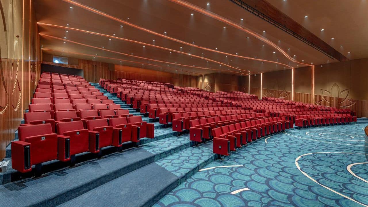 The IECC has a spectacular Amphitheatre with a seating capacity of 3,000 people, equivalent to three PVR cinemas combined, providing the stage for performances, cultural and entertainment events. (Image: ANI)