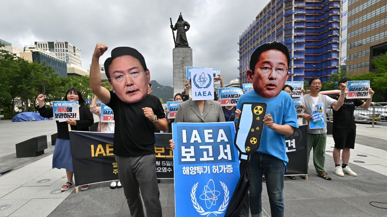 China has vociferously opposed the plans and threatened to extend curbs on imports of seafood, while Japanese companies including cosmetics brands have faced consumer boycotts. Restaurants in Hong Kong are already hurriedly seeking alternatives for the supply of some ingredients previously sourced from parts of Japan. The ocean is “not Japan’s private sewer,” Chinese Foreign Ministry spokesman Wang Wenbin said in June. (Image: AFP)