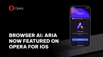 1aOpera's iOS web browser now has an AI companion