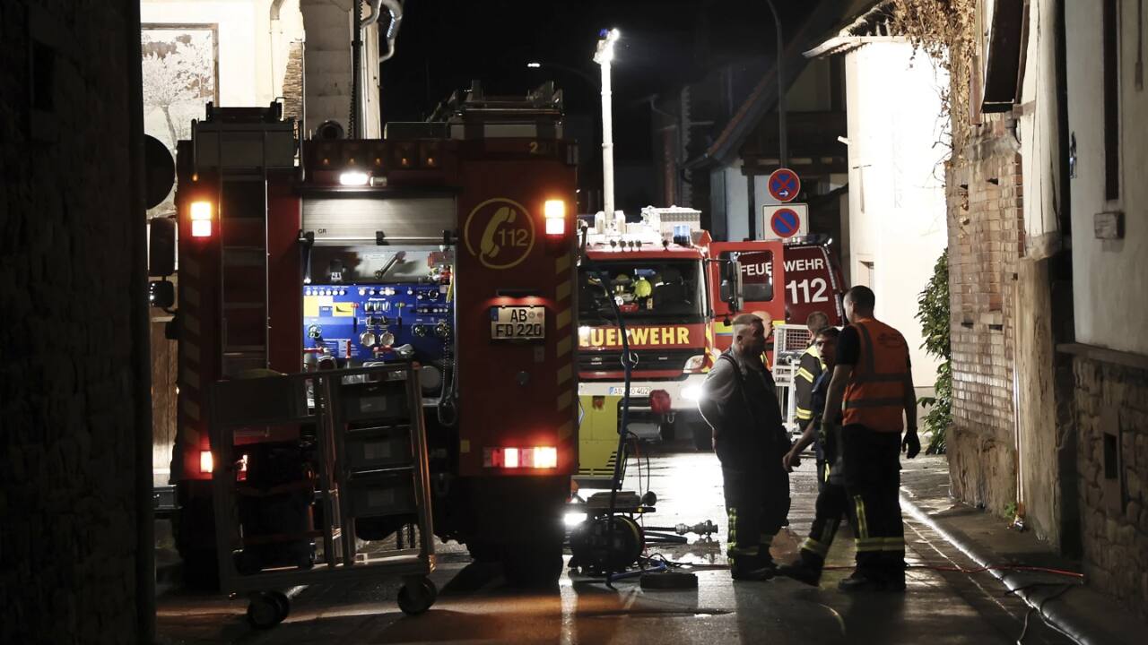 Intense downpours led to flooded basements and streets in parts of southwestern and central Germany, causing inconvenience and damage. (Image: AP)