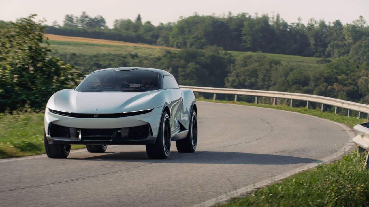 The Pininfarina PURA Vision has been previewed ahead of its world debut