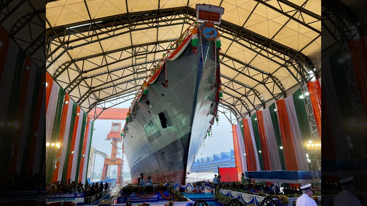 The Project 17A ships were designed in-house by the Indian Navy's Warship Design Bureau, the pioneering organisation for the design of all warships. (Image: X/@onlysushil)