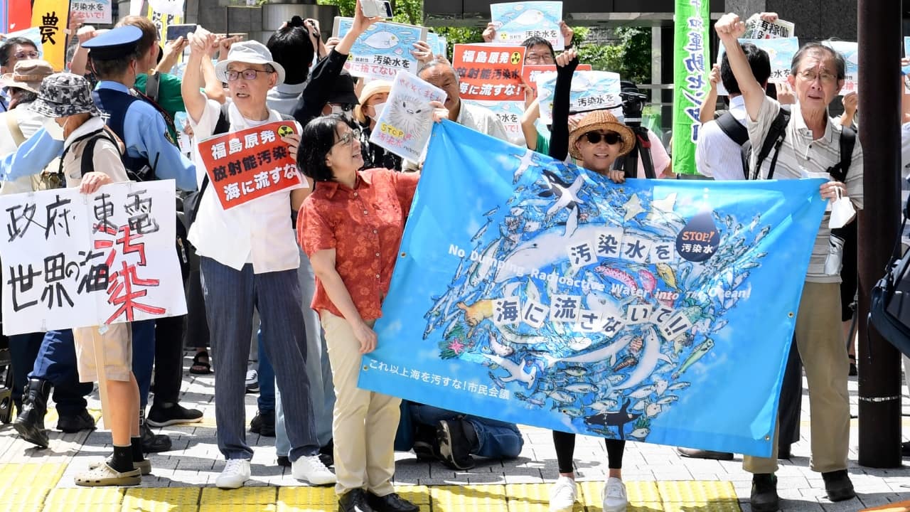 Prime Minister Fumio Kishida said Japan asked China to immediately lift the ban. “We will keep strongly requesting that the Chinese government firmly carry out a scientific discussion,” Kishida said, pledging to protect the fisheries industry from reputational damage due to the release. The Japanese government and TEPCO say the water must be released to make room for the plant’s decommissioning and to prevent accidental leaks. They say the treatment and dilution will make the wastewater safer than international standards and its environmental impact will be negligible. (Image: AP)