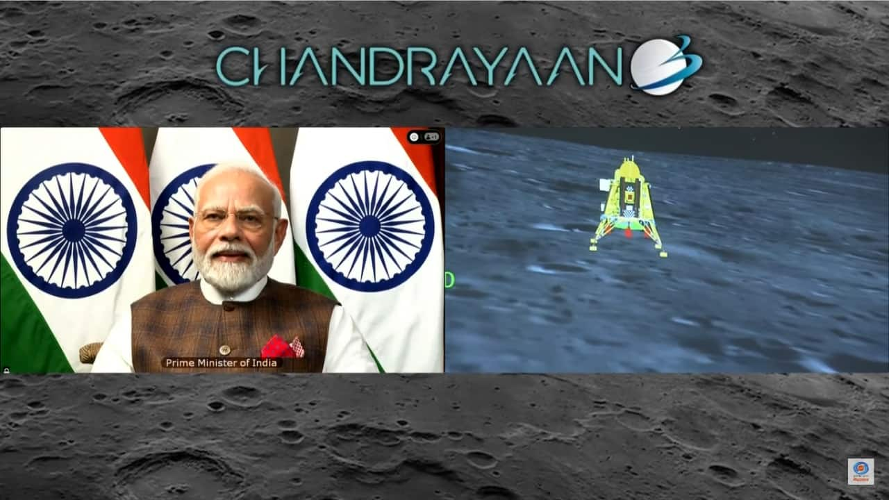 In Pics: Chandrayaan-3's Vikram Lander Makes Historic Landing On Moon's ...