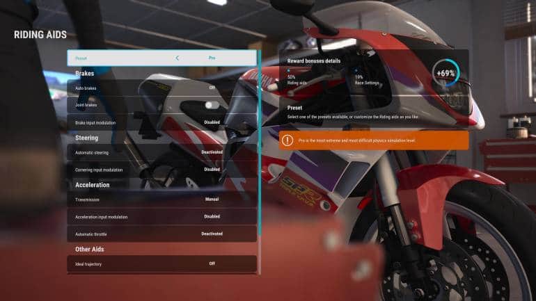 Accessibility features