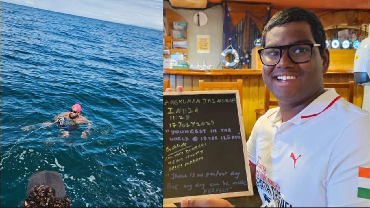 How India's Anshuman Jhingran became the youngest person to cross North Channel