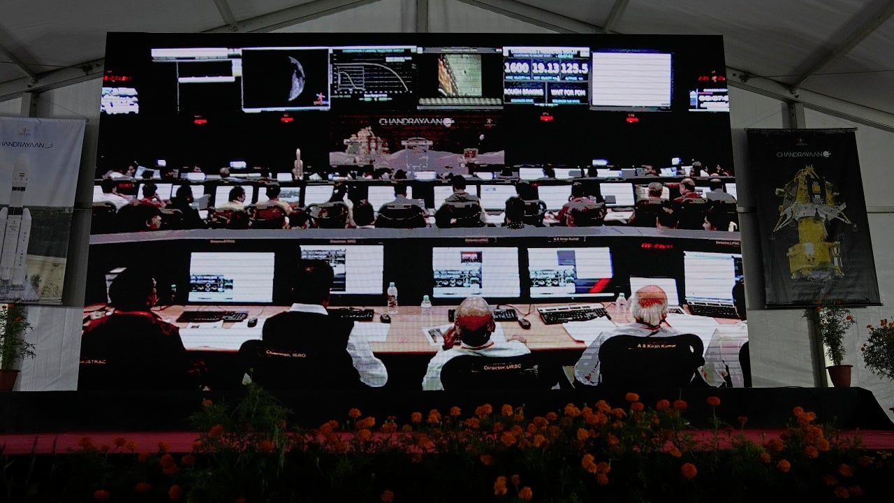 ISRO scientists awaiting the historic moment (AP Photo)