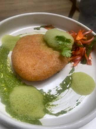 Chicken farcha cutlets by Chef Viraf Patel.
