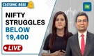 Live: Nifty fails to defend 19,400; Midcaps gain | Bata, JBM Auto & REC in focus | Closing Bell