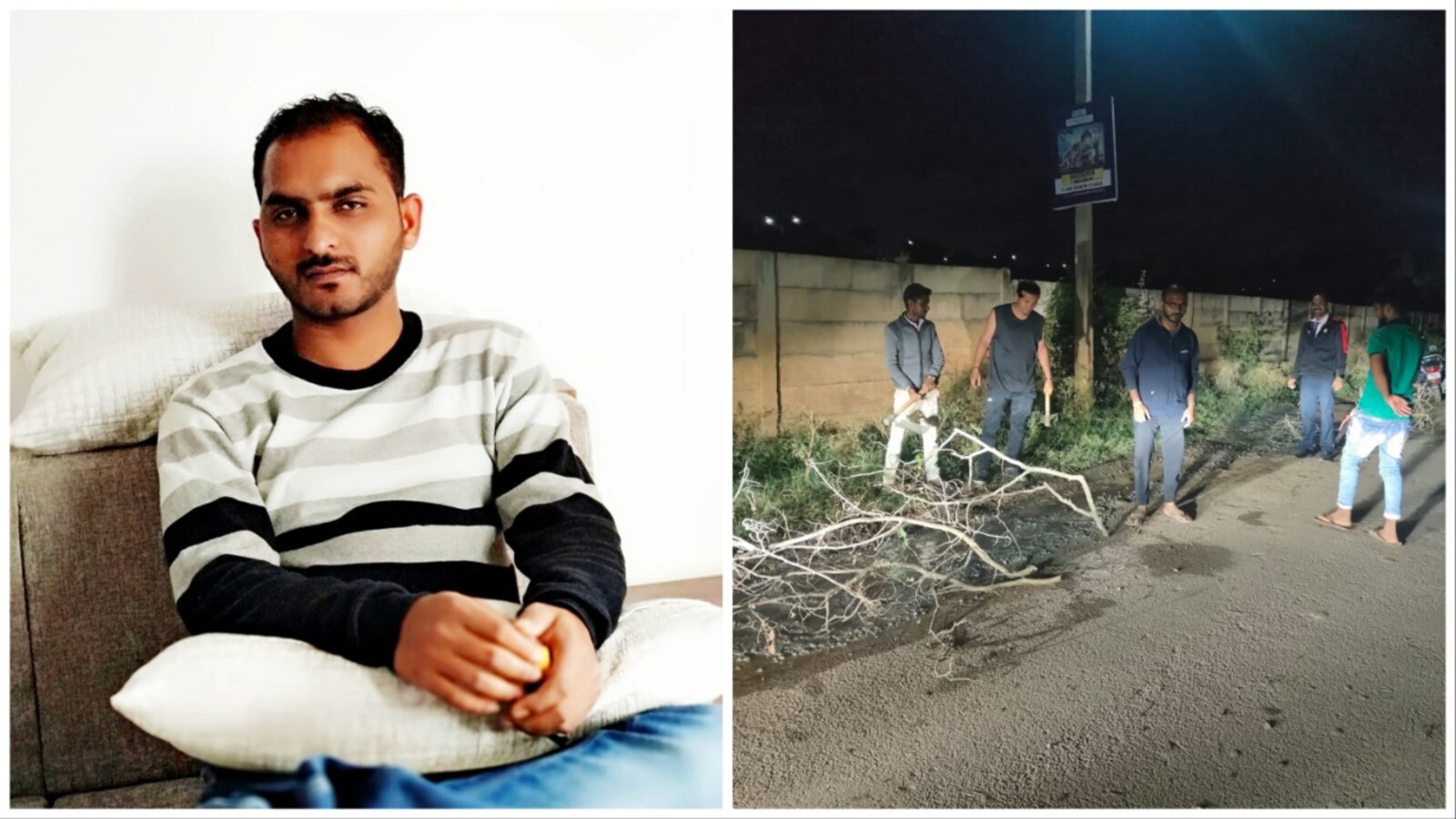 Bengaluru techie takes Rs 2.7 lakh loan to fill potholes in city