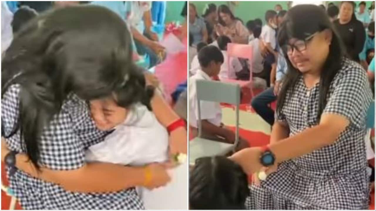 Single dad dresses up as 'Mom' for Mother’s Day event at daughter's school. Watch
