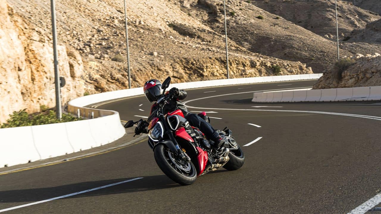 The Ducati Diavel V4 is available in two colour options – Thrilling Black and Ducati Red. Both options are priced at the same Rs 25.91 lakh price tag. Finally, at the launch of the Ducati Diavel V4, Ducati also announced that their new brand ambassador for India was Bollywood actor Ranveer Singh. (Image: Ducati)