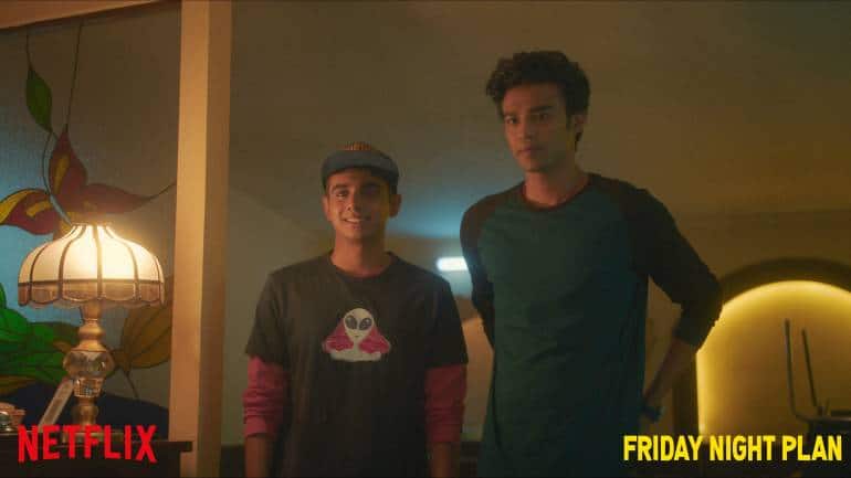 Babil Khan and Amrith Jayan in Friday Night Plan.