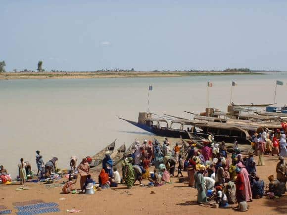 Situated on the river Niger, Mopti is an important river port. (Photo: Syced CC 1.0)