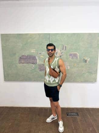 Delhi-based art collector Kunal Sood