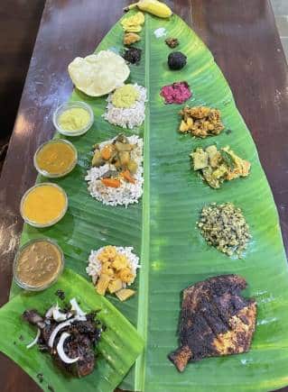 NairOnFire non-vegetarian sadya