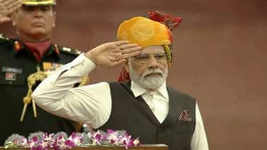 A euphoric Independence Day speech by PM Modi