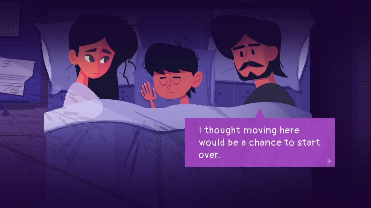 The game follows Venba, a new immigrant to Canada.