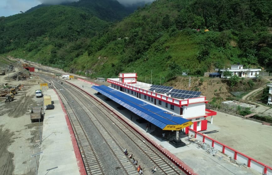 Jiribam-Imphal Railway Line