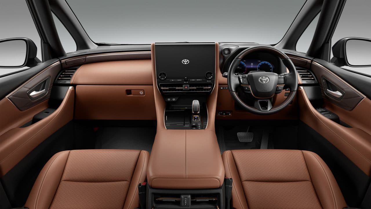 The Vellfire also comes complete with Toyota’s Safety Sense ADAS system. This brings in features such as autonomous emergency braking, pre-collision safety system, lane trace assist, adaptive cruise control, blind spot monitoring, and more. Other safety features include six airbags, park assist, hill assist control, stability control, adaptive high-beam LED headlamps, a panoramic view monitor and an impact sensing fuel cut, among others. (Image: Toyota)