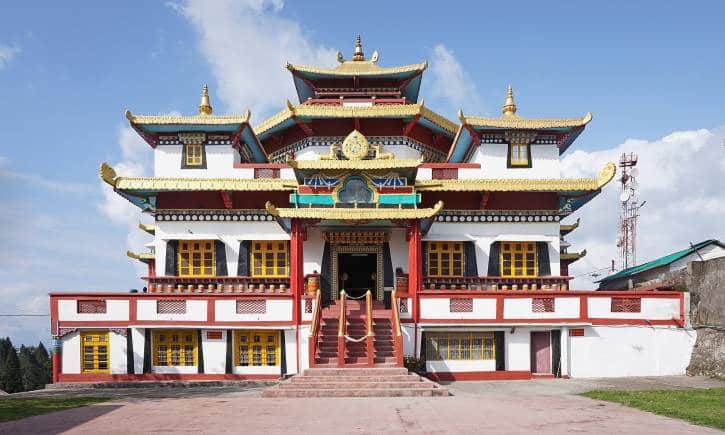 Zang Dhok Palri Monastery, Durpin Hill, Kalimpong. (Photo: Wikimedia Commons)