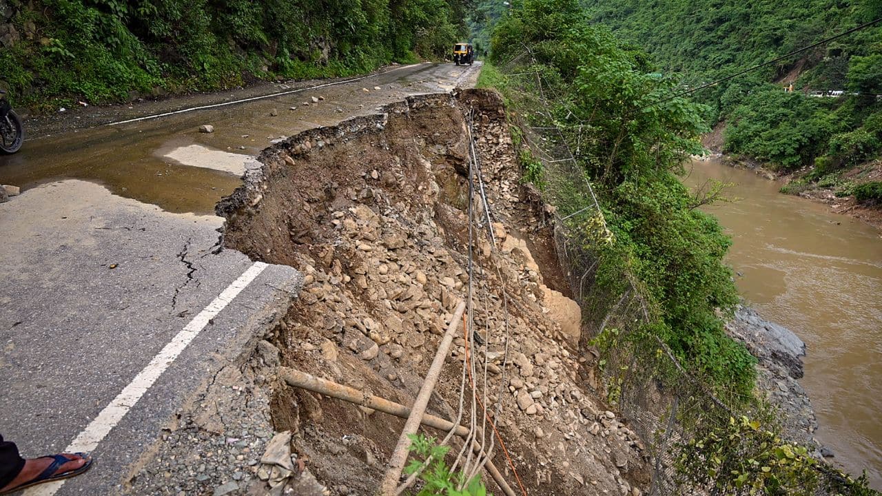 Himachal Pradesh has suffered an estimated loss of Rs 10,000 crore.