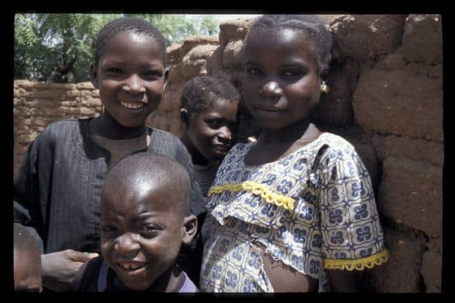 Young Dogons from the village of Begnematou. (Photo: Peeyush Sekhsaria)