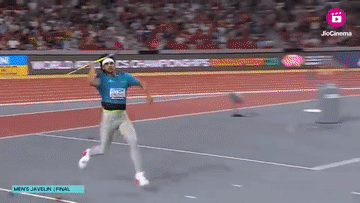 Neeraj Chopra's golden throw