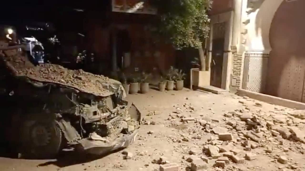 A rare, powerful earthquake struck Morocco late night on September 8, killing hundreds of people and damaging buildings from villages in the Atlas Mountains to the historic city of Marrakech. (Image: Reuters)