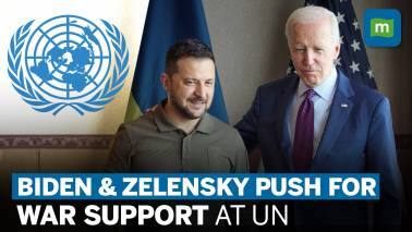 UN General Assembly: World leaders in NYC | Biden and Zelensky push for international war support