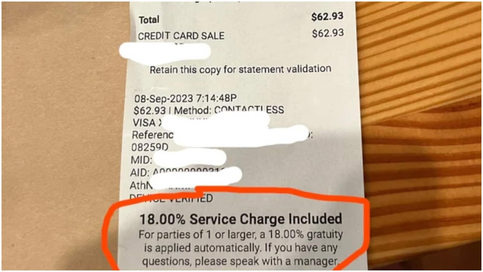 Restaurants imposing service charges, beware