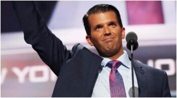 Donald Trump Jr arrives in Greenland with message from his dad: 'We're going to treat you well'