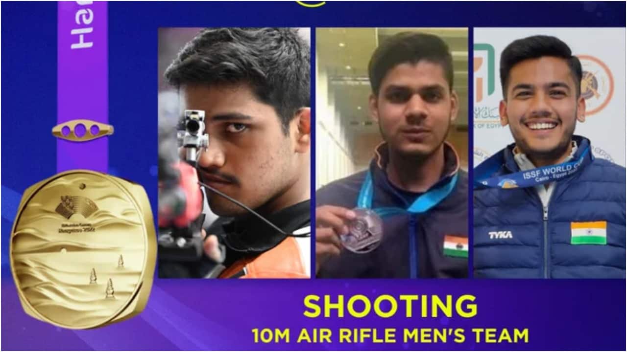 Indian men’s 10m air rifle team bags first gold for country, breaks world record
