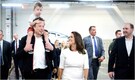 Elon Musk takes tour of new Tesla gigafactory in Texas with Hungary president and his son