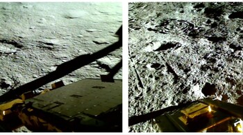 ISRO is expecting both Pragyan and Vikram landers to 'awaken' around September 22, 2023. (Images captured by the Vikram Lander.)
