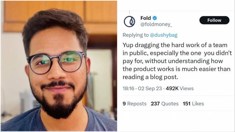 Bengaluru founder apologises for company's 'passive aggressive' tweet to user: 'We f***ed up' - Vimarsana News