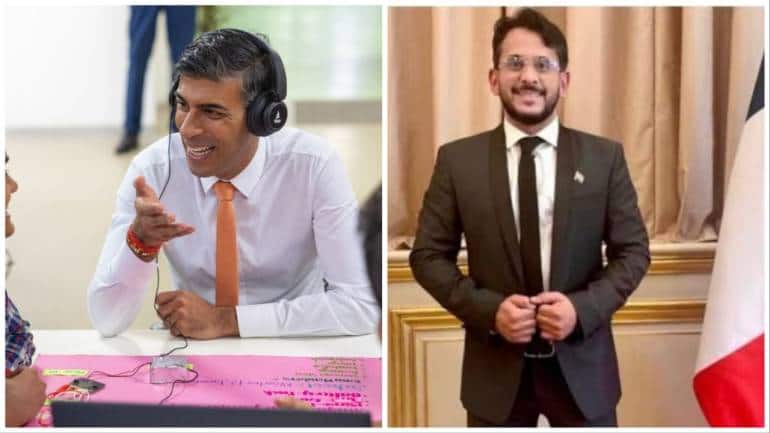Rishi Sunak seen wearing boAt headphones, Aman Gupta reacts - Vimarsana News