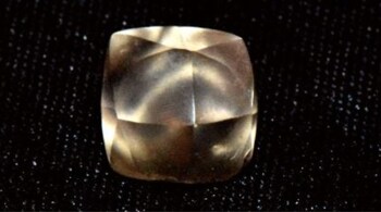 The diamond 'is the second-largest registered by a park guest this year, topped only by a 3.29-carat brown diamond discovered in March,' the park said in a release. (Image credit: @arkansasstateparks/Instagram)