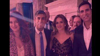 Twinkle Khanna with Rishi Sunak