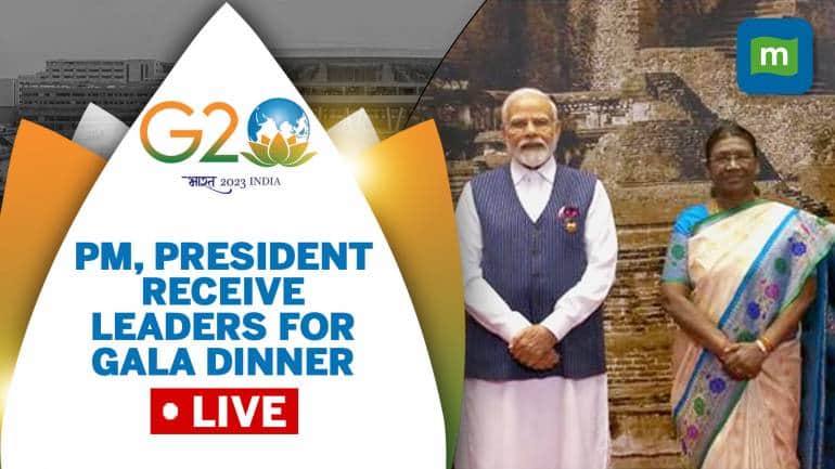 G20 Summit: President Murmu, PM Modi receive world leaders for gala dinner