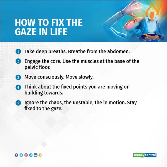 How to fix the gaze in life