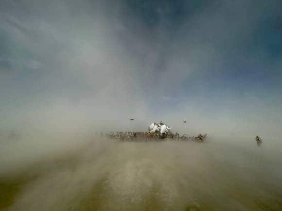 At the 2023 Burning Man Festival, Nevada, the US.