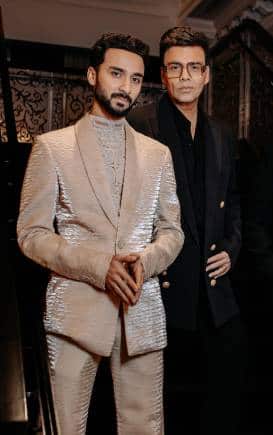 Raghav Juyal with Karan Johar. 