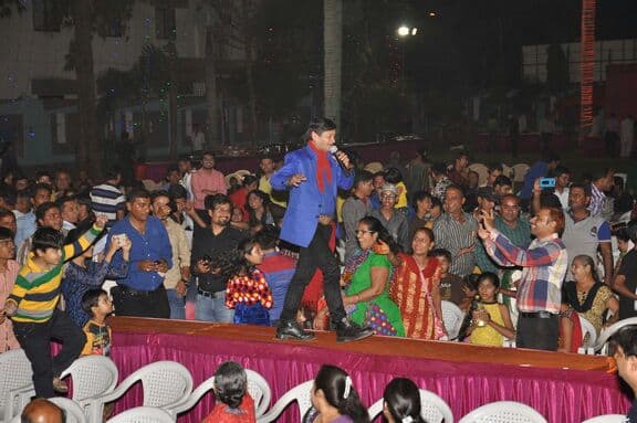 Kishor Bhanushali in a recent stage performance. 