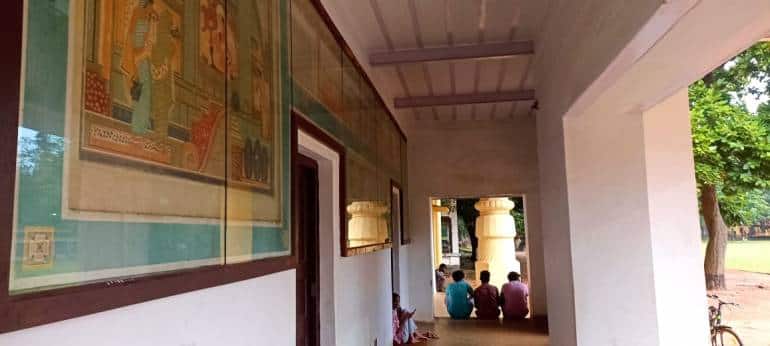 Nandalal Bose's paintings at Patha Bhavan office, Visva-Bharati, Santiniketan. (Photo: Shamik Bag)