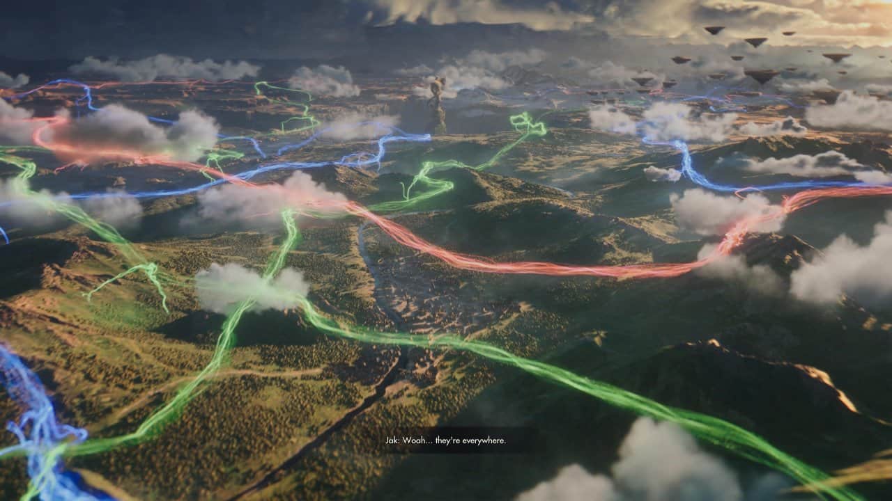 The weapons, or Sigils, are colour-coded.