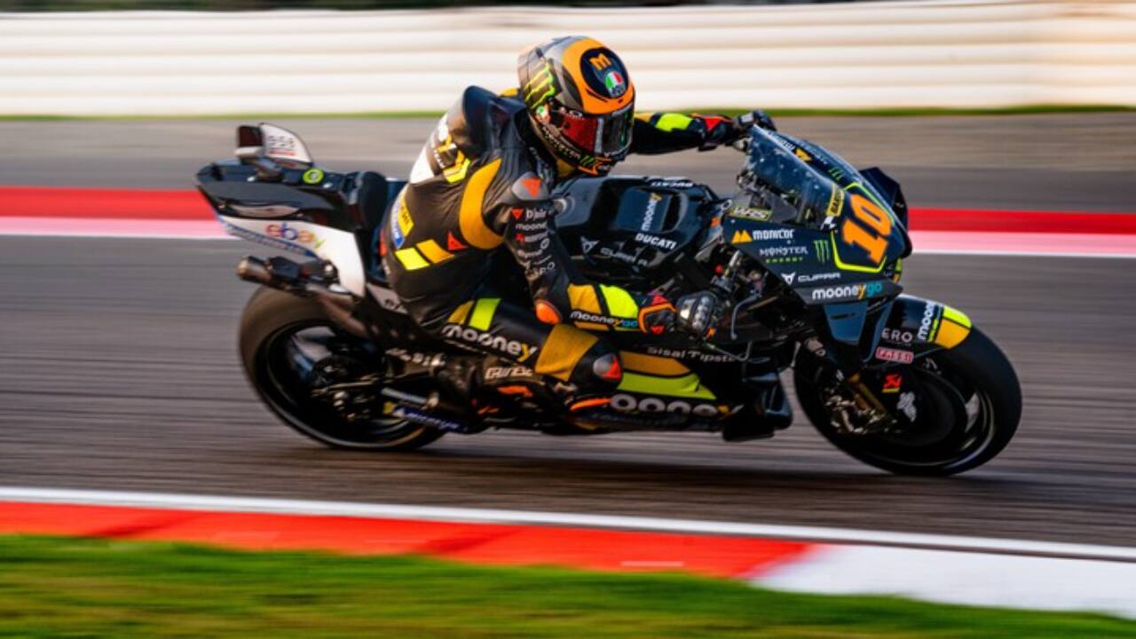 MotoGP Bharat 2023 Luca Marini clocks quickest time in final lap of practice session
