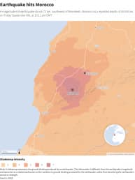 Morocco temblor - Reuters