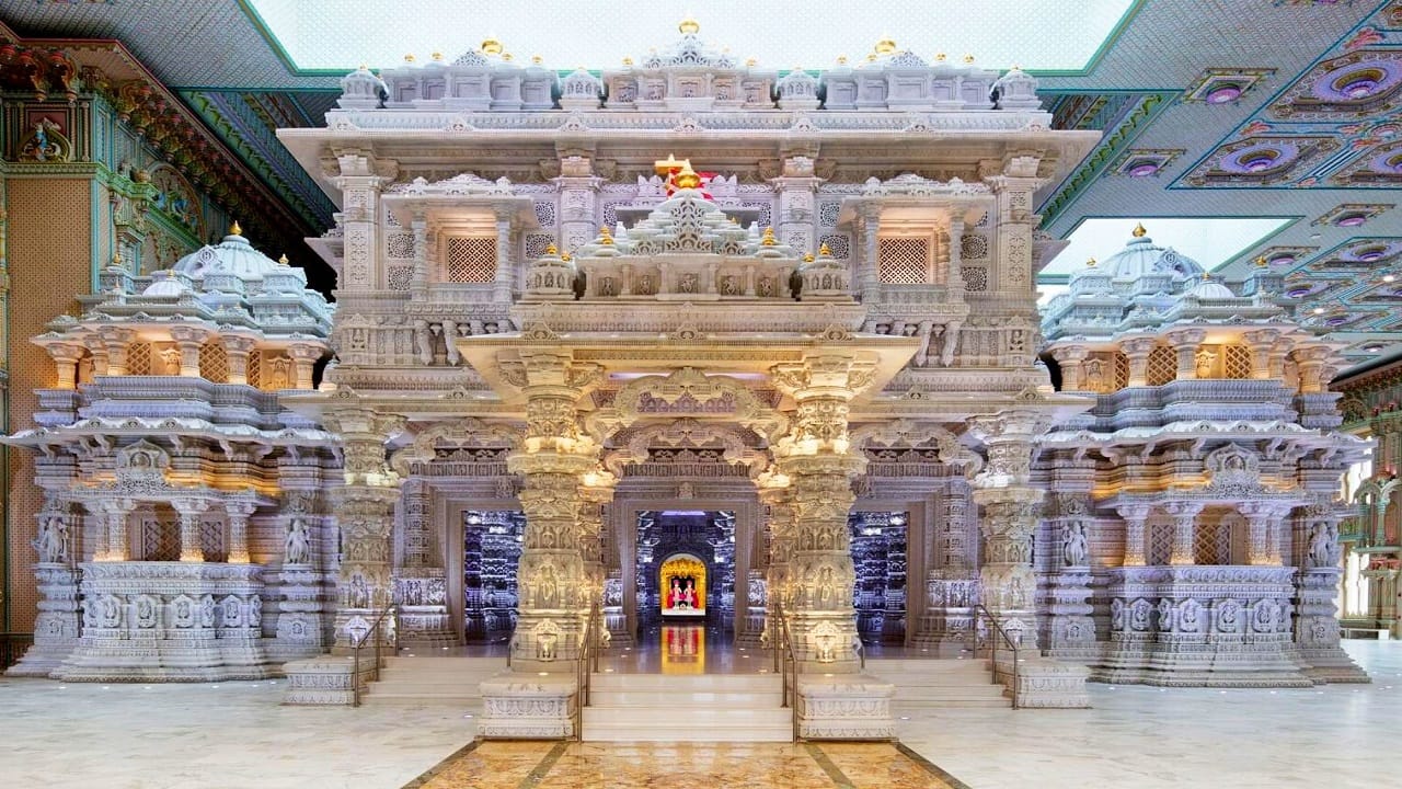 In pics: Largest Hindu temple In US to be opened in October